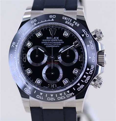 rolex daytona weissgold kautschukband